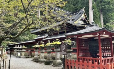 Futarasan Jinja Haiden shrine in Nikko – Japan UNESCO heritage cultural tour