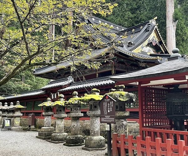 Futarasan Jinja Haiden shrine in Nikko – Japan UNESCO heritage cultural tour