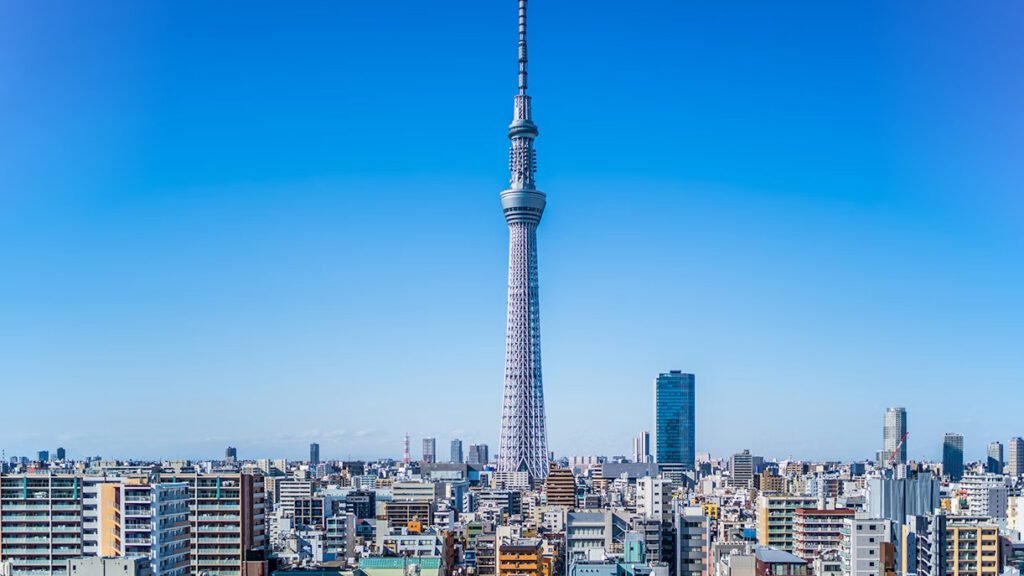 Tokyo Skytree tower skyline view – Japan city tour in Tokyo