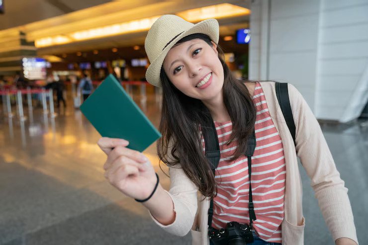 Traveler holding a Japan tourist visa – entry requirements for Japan tours